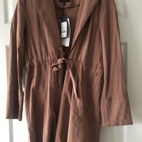 Dynamite Tan Blush Belted Jacket - Picture 4 of 4